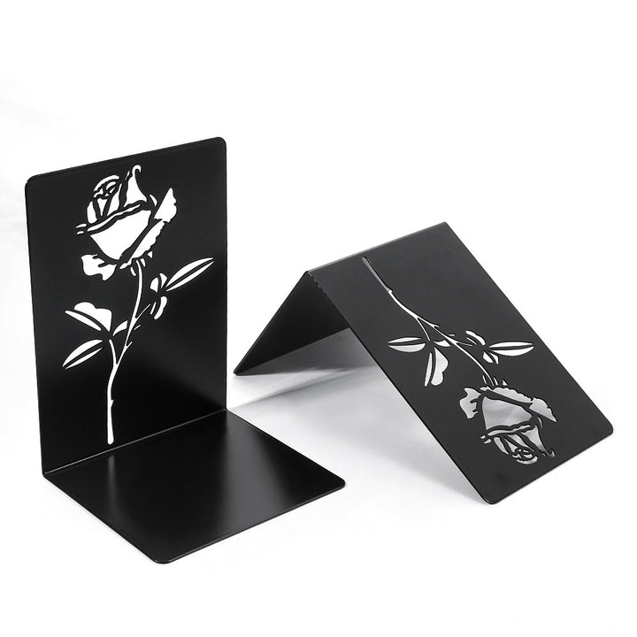 Dekorative florale Metallbuchstützen