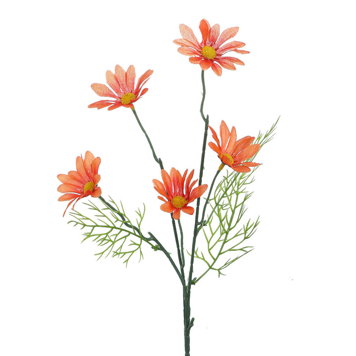 Künstlicher Blumenzweig mit leuchtenden Blüten und zarten Blättern Karnz
