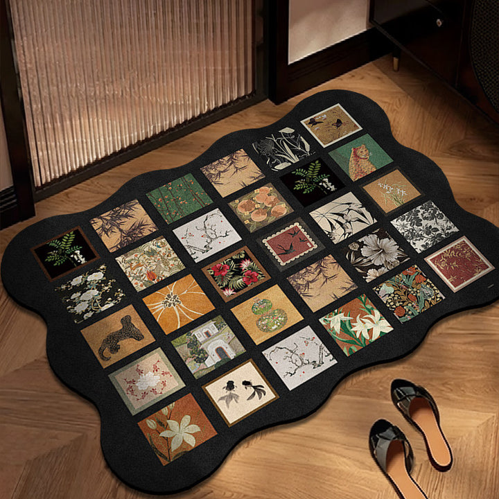 Vintage-inspiriertes dekoratives Teppich