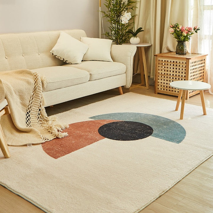 Abstraktes Design Boden Teppich Karnz