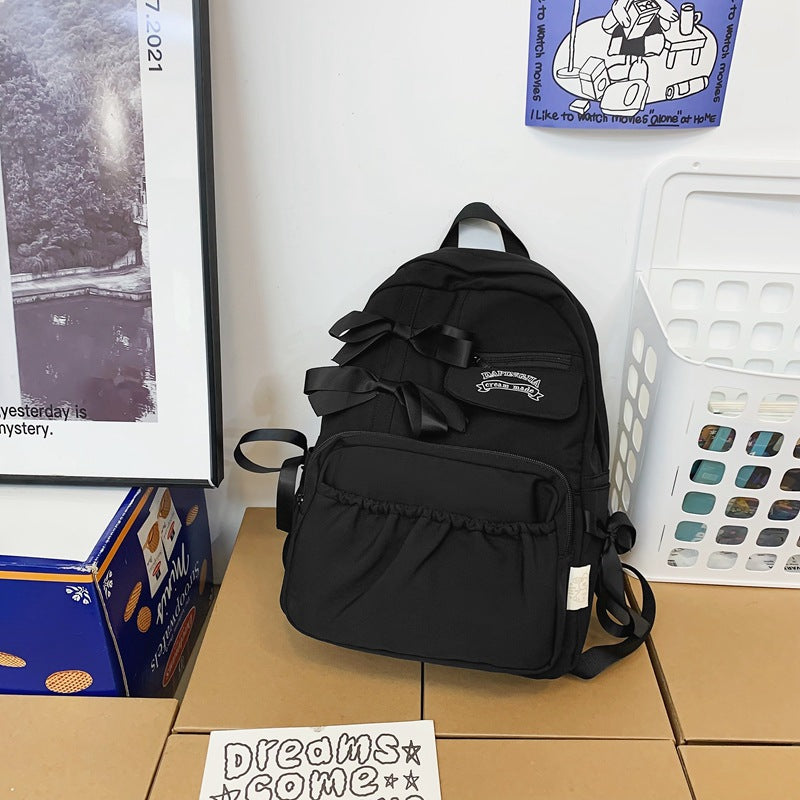 Charmantes Bogen-Applikation Freizeit-Rucksack Karnz