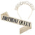 Damen Glitzernde Geburtstagskrone mit festlichem Sash Karnz