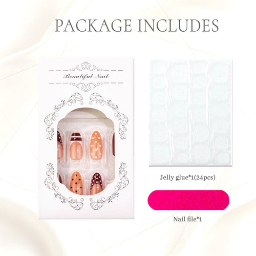 Stylisches Press-On-Nagelkunst-Set