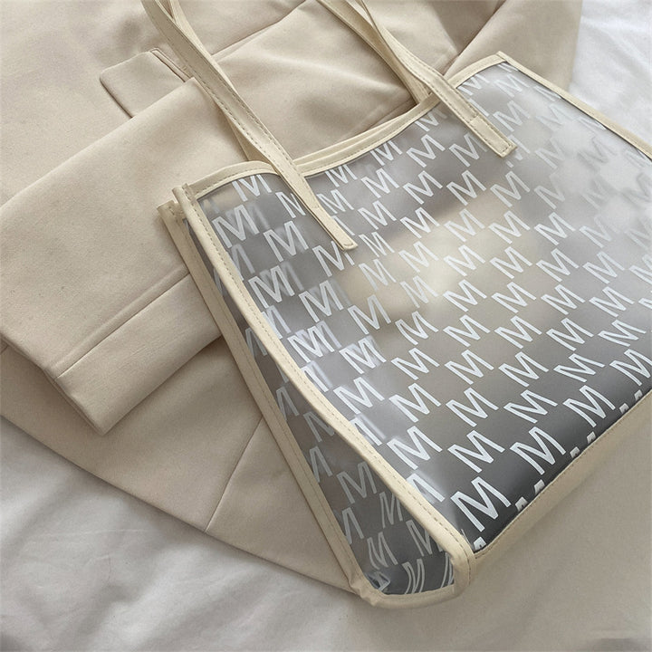 Transparente Strukturierte Tote-Handtasche