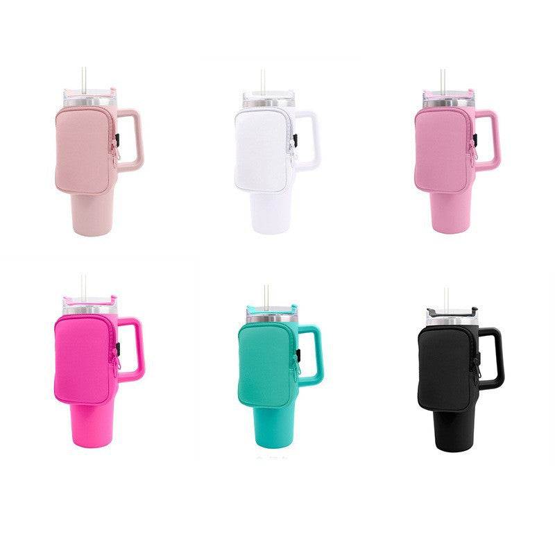Unisex Getränkehalter mit praktischer Tasche Karnz