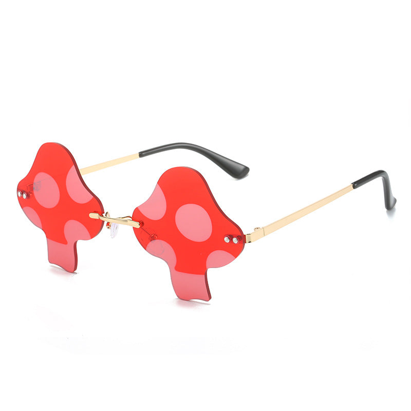 Einzigartige Übergroße Polka Dot Rahmen Sonnenbrille Karnz