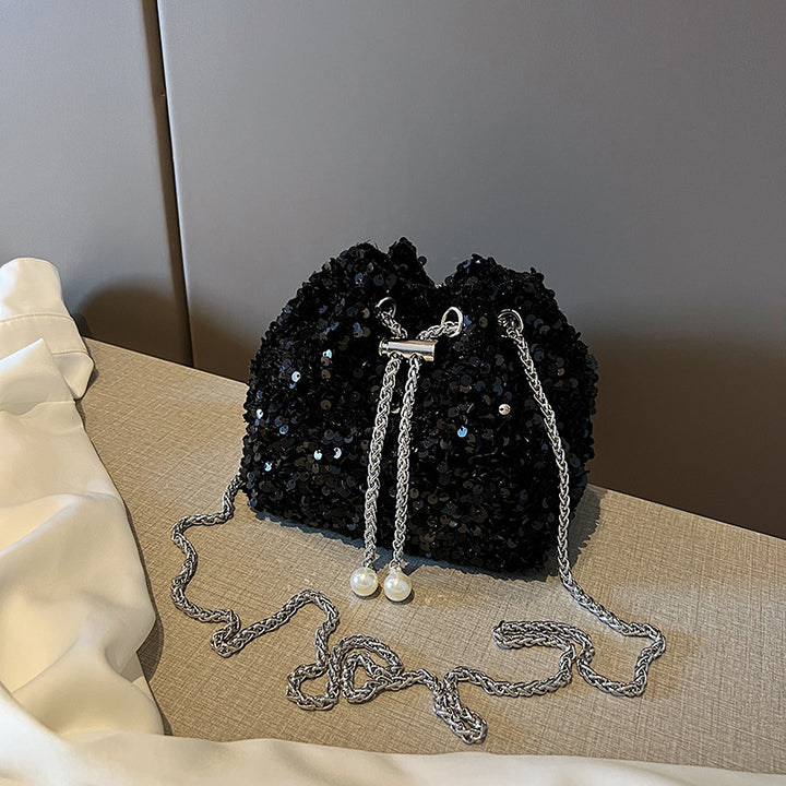 Pailletten Mini Abendtasche