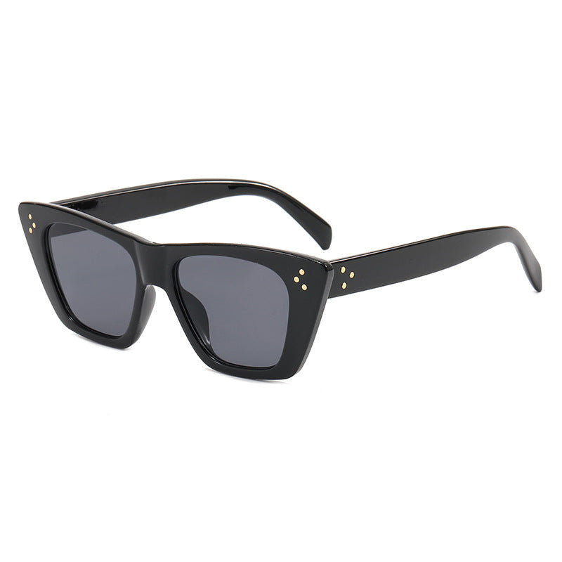 Damen modische Cat-Eye Sonnenbrille mit UV-Schutz und stilvollem Design Karnz