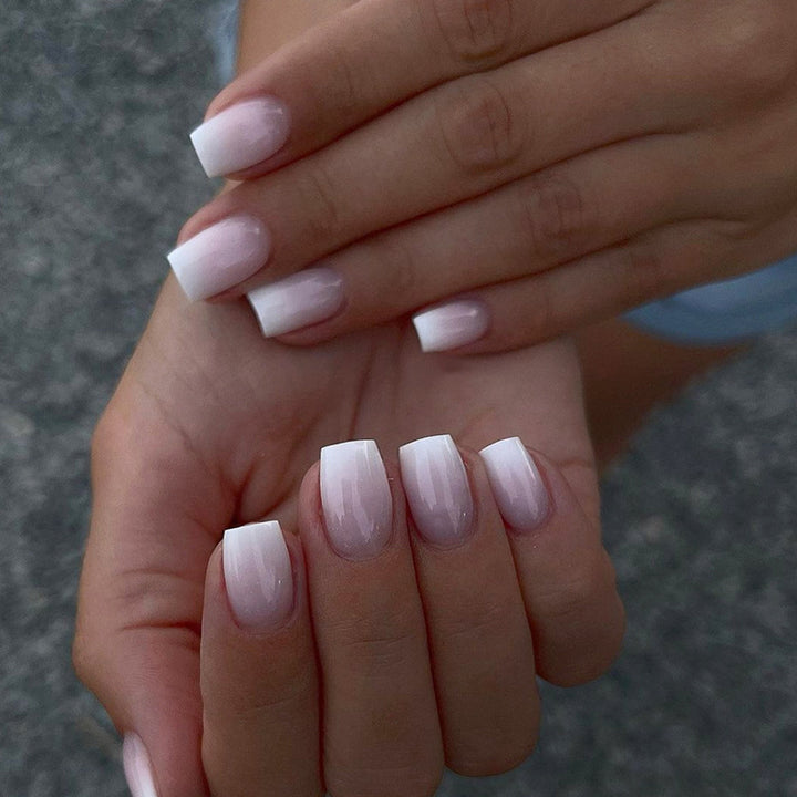 Ombre Glänzende Nagelverlängerungen Karnz