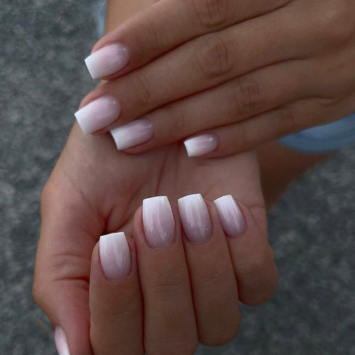 Ombre Glänzende Nagelverlängerungen Karnz