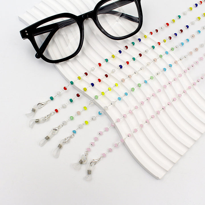 Stylische Perlen-Brillen-Kette Karnz