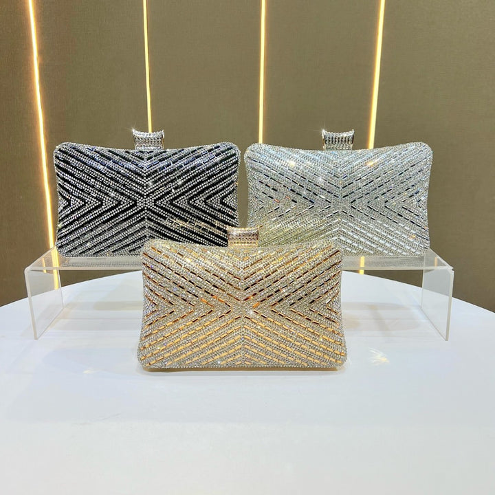 Glamouröse Strass-Besetzte Abendhandtasche