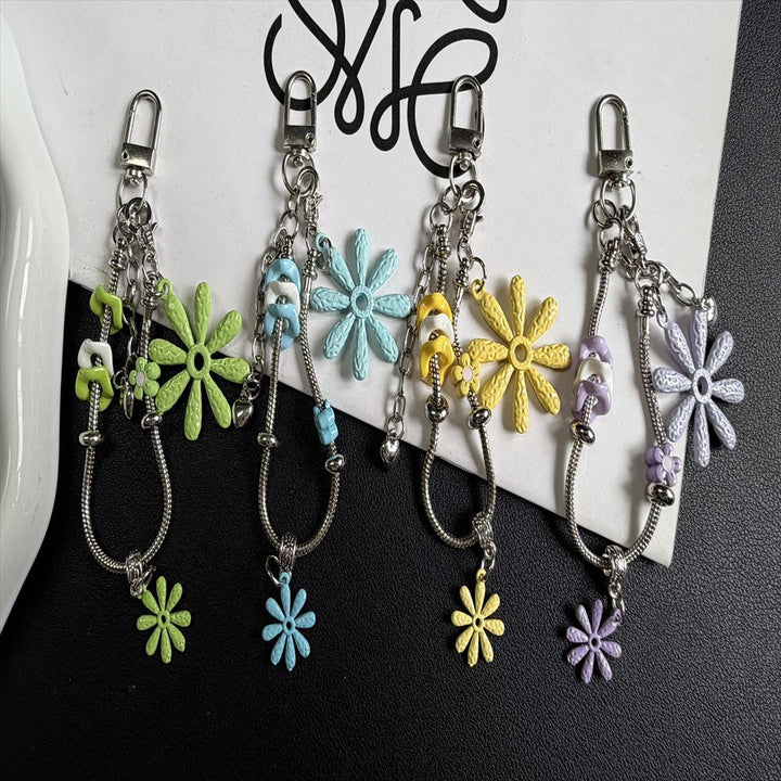 Blumenthema Charm Schlüsselanhänger Karnz