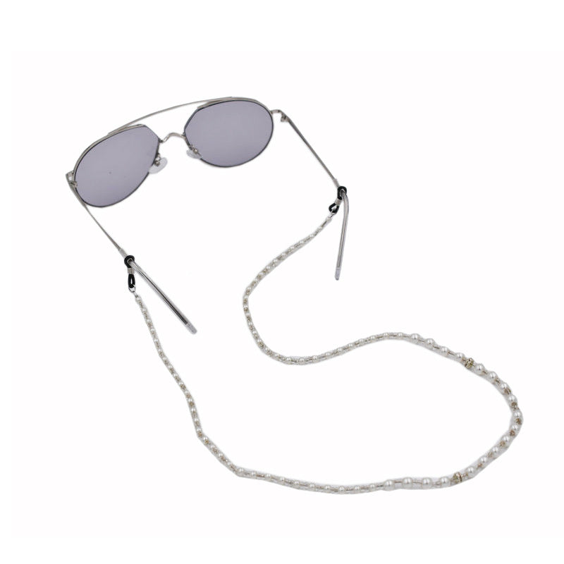 Elegante Perlmutt Brillen Kette Karnz