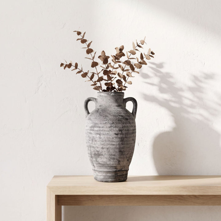 Stilvolle Terrakotta Vase Karnz