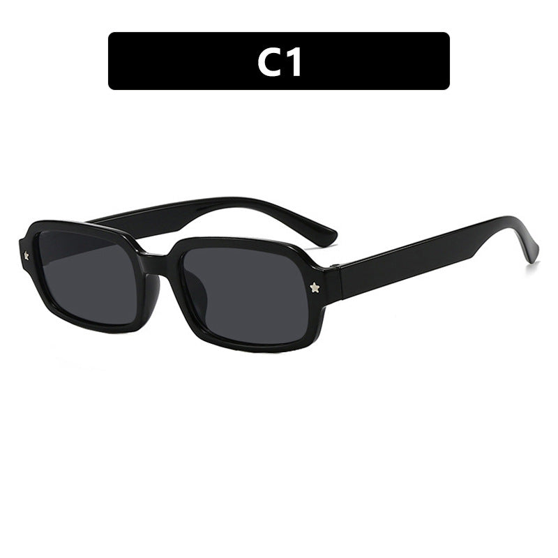 Damen modische Rechtecksonnenbrille mit herausragendem Design und schützendem UV-Filter Karnz