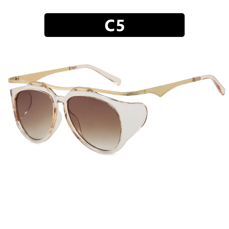 Damen Cat-Eye Sonnenbrille mit einzigartigem Design und schützenden Gläsern Karnz