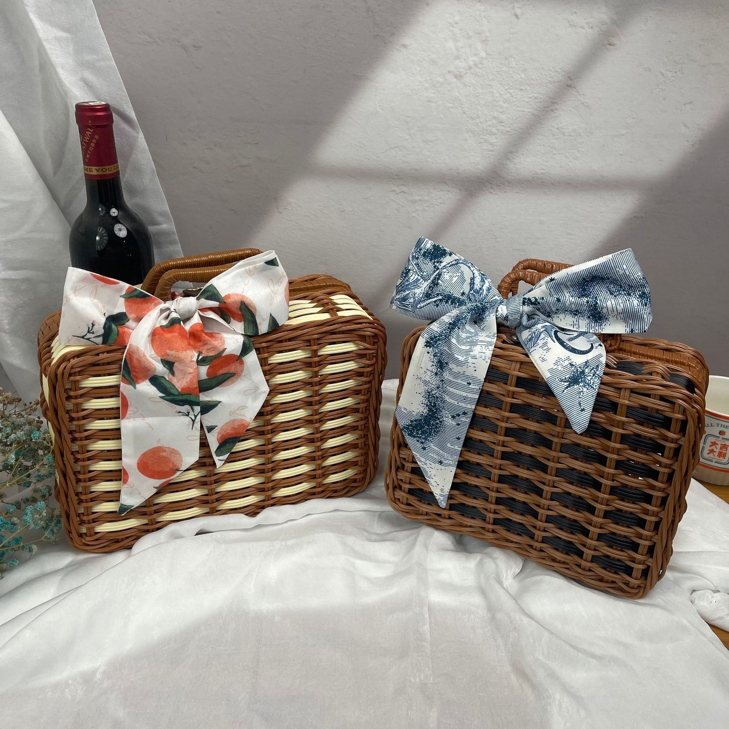 Damen stilvolle Picknickkorb Karnz