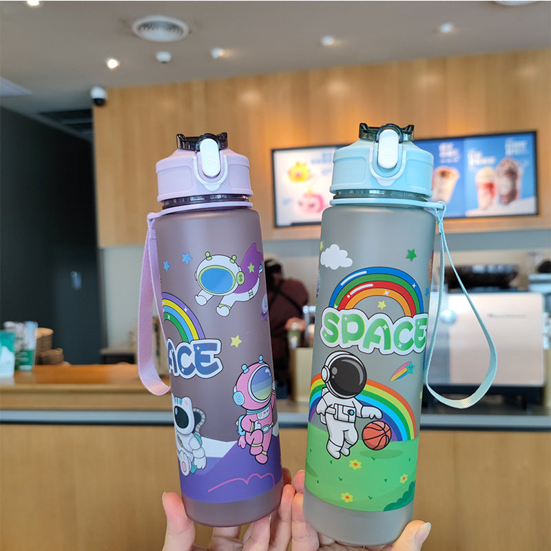Damen kreative Trinkflasche im Weltraumdesign Karnz