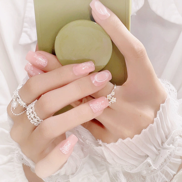 Floral Art Press-On Nagelset