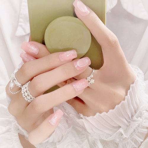 Floral Art Press-On Nagelset