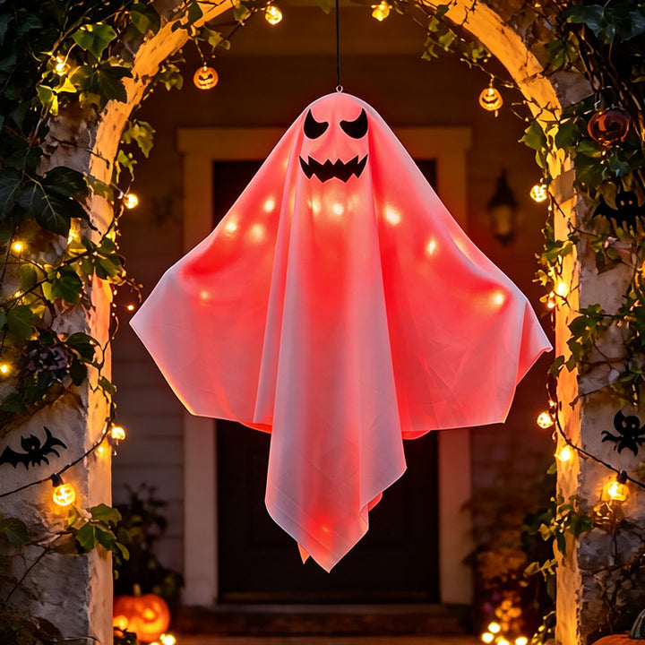 Dekorative Halloween Geistfigur mit LED-Beleuchtung