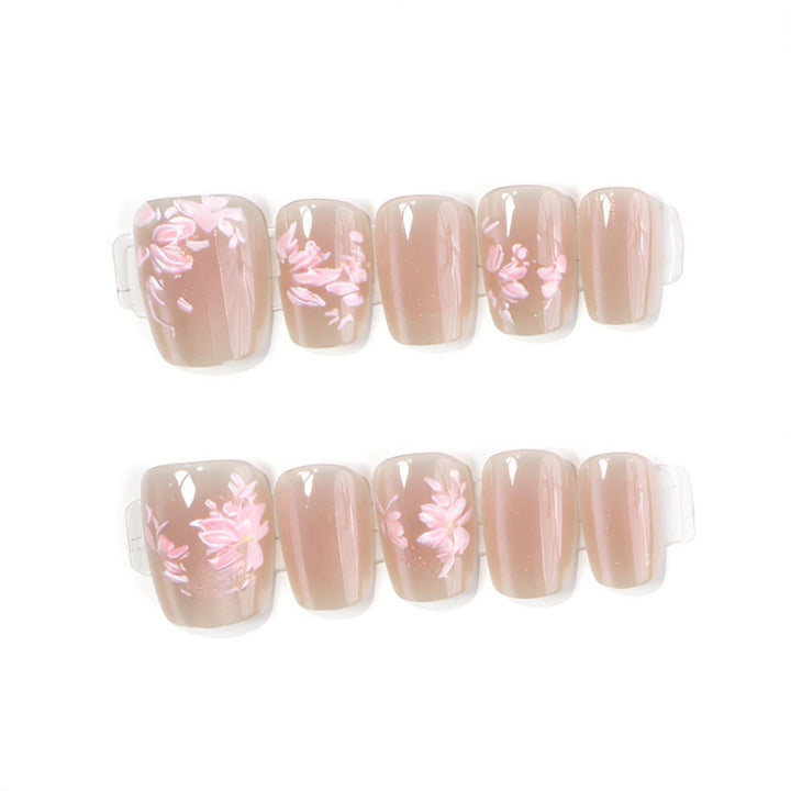 Blumen Design Press-On Nagel Set Karnz