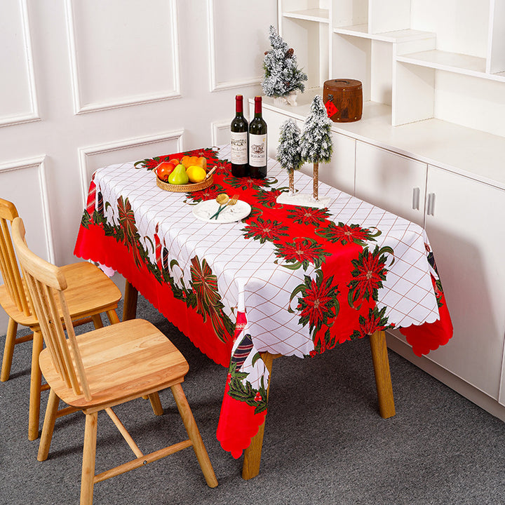 Festliche Tischdecke mit weihnachtlichem Motiv Karnz