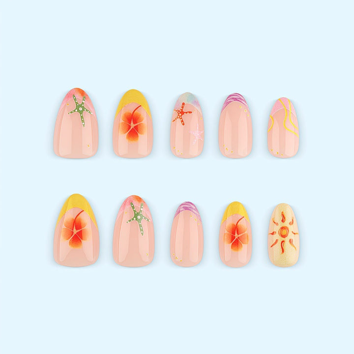 Kreatives und farbenfrohes Nageldesign-Set Karnz