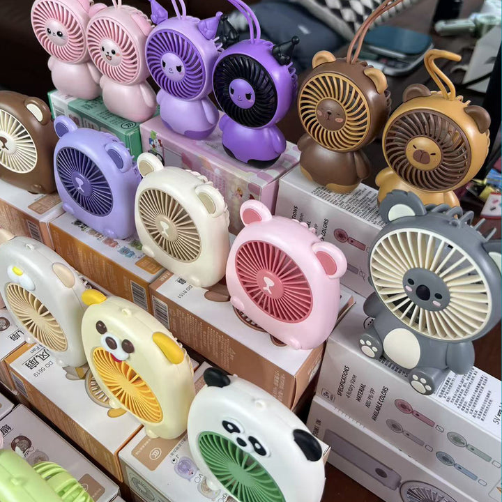 Damen Tragbarer Spielzeugventilator Karnz