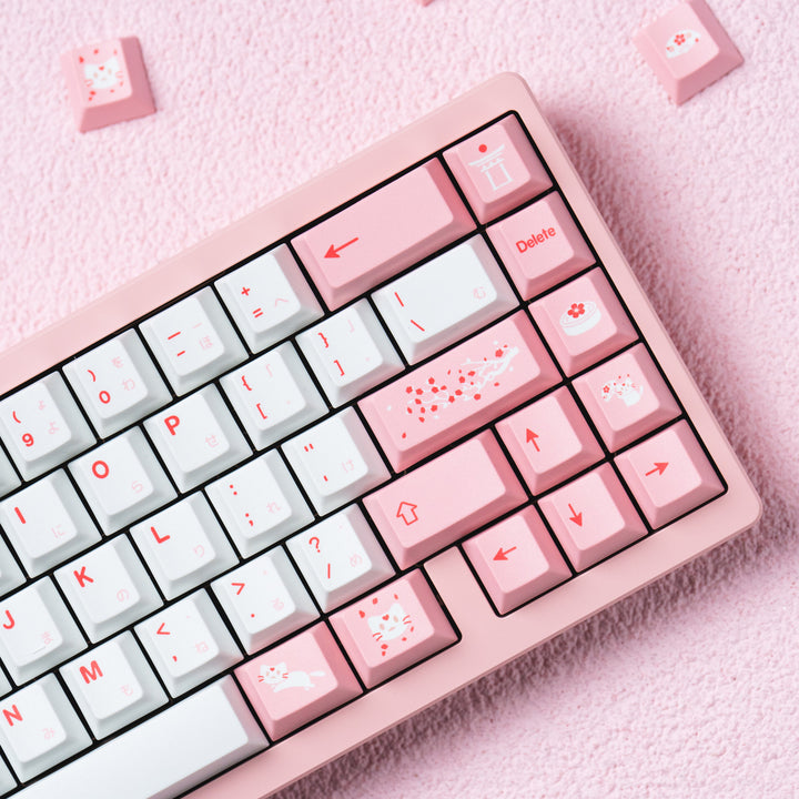 Benutzerdefinierte pinke Keycap Mechanische Tastatur Karnz