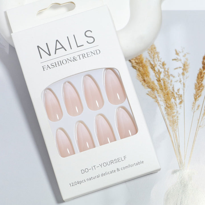 Natürliche Glossy Press-On Nail Tips Karnz
