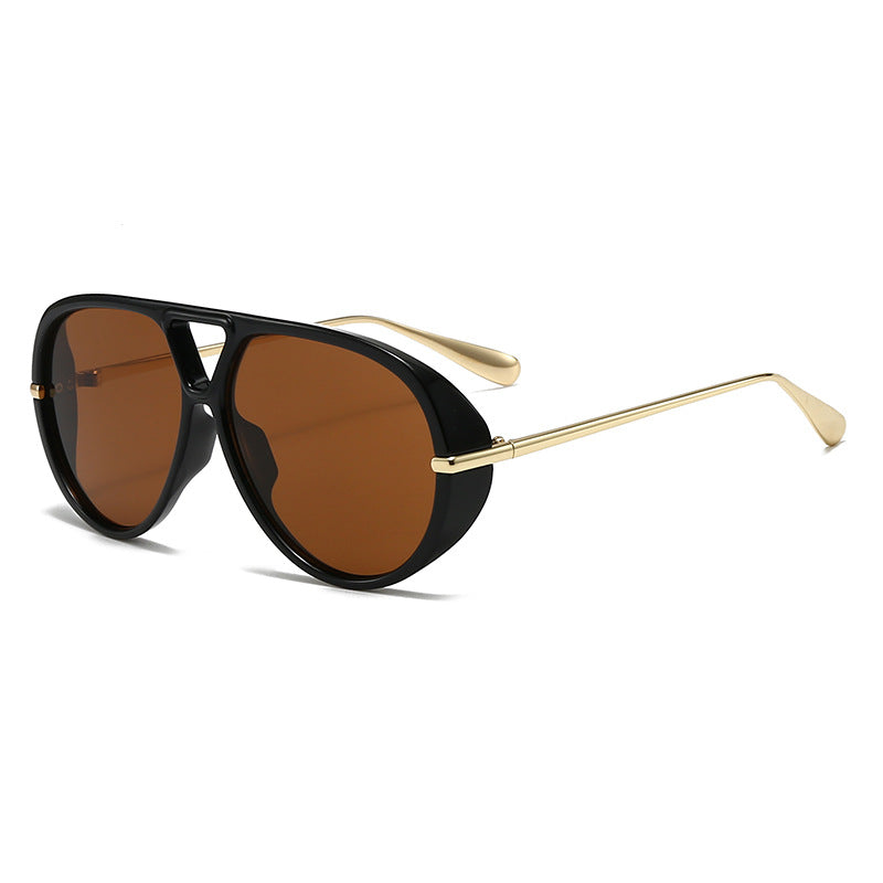 Damen modische oversized Sonnenbrille mit stilvollem Rahmen Karnz