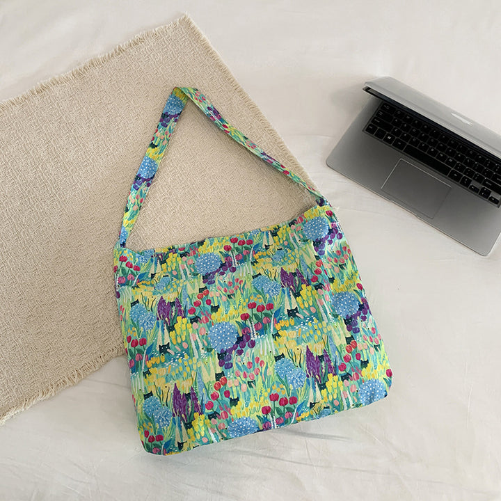 WoBlumenmuster Hobo Handtasche Karnz