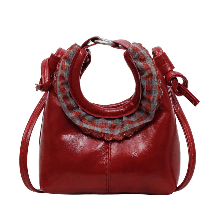 WoStylish Handgefertigte Leder Eimer Tasche Karnz