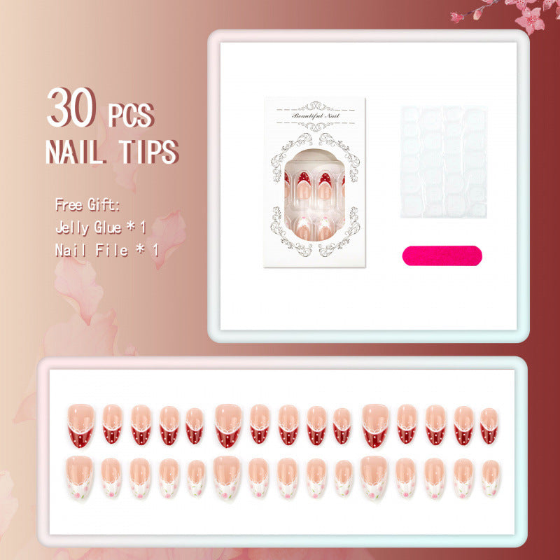 Chic Dekorativer Press-On Nagelset