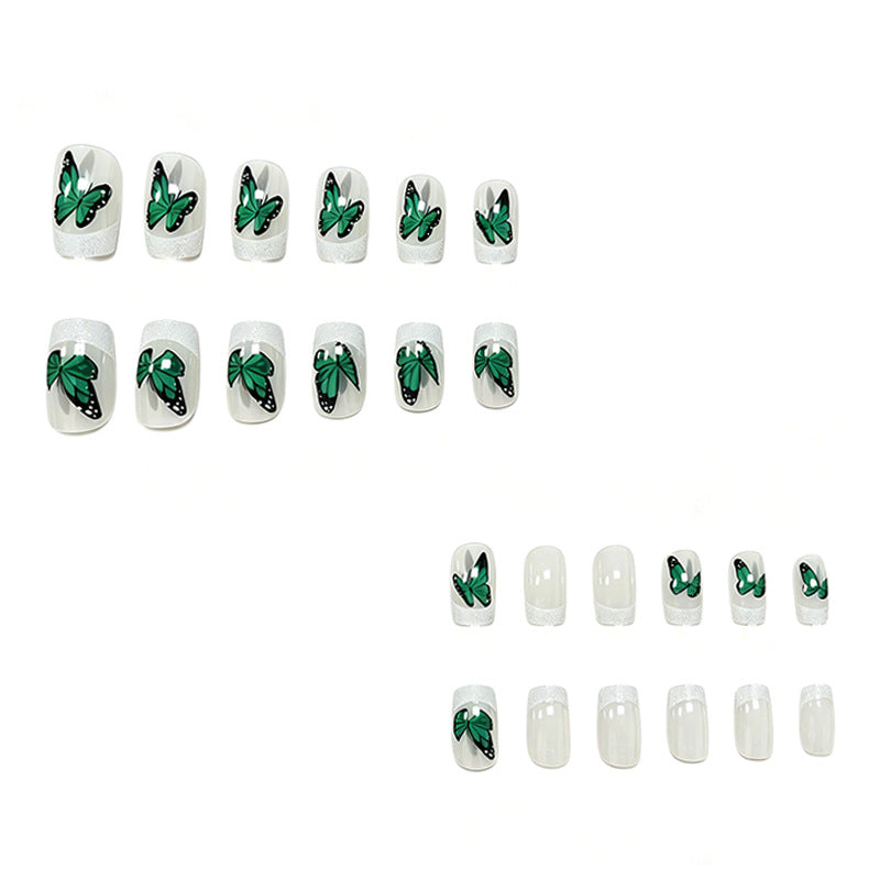 Schmetterlings-Themen-Nagelkunst-Verstärkungen Karnz