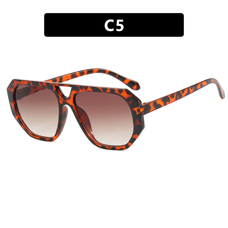 Damen Sonnenbrille im modischen Hexagon-Design mit UV-Schutz Karnz