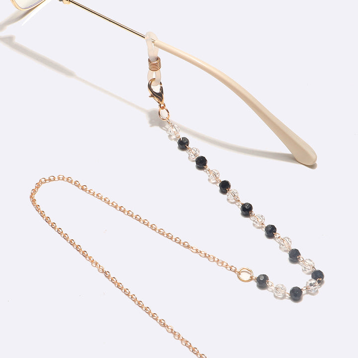 Elegante Perlen Brillen Kette Karnz