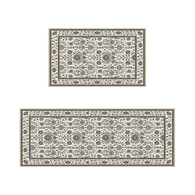 Vintage-Patterned Bereichsteppich Set Karnz