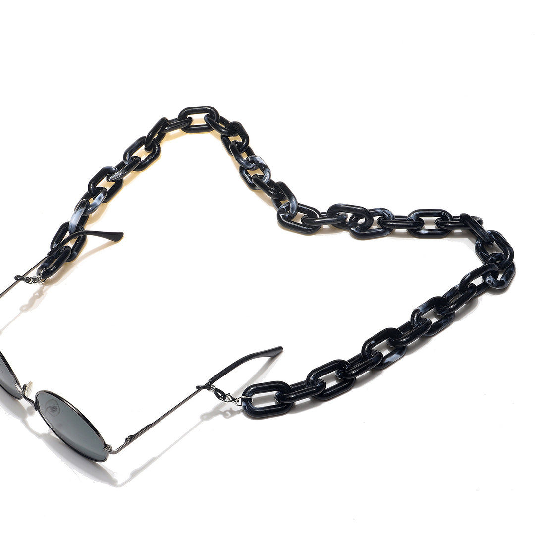Statement Acryl Brillen Kette Karnz