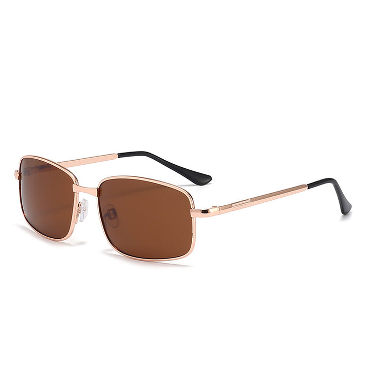 Herren modische Sonnenbrille mit hochwertigem Metallrahmen und UV-Schutz Karnz