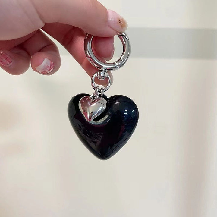 Herzförmiger Charm Schlüsselanhänger Karnz