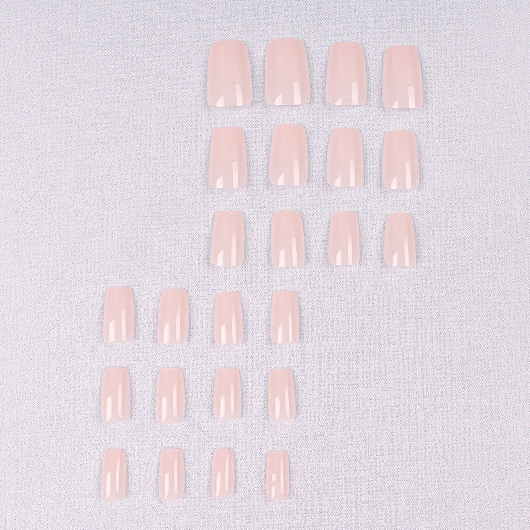 Glänzender natürlicher Nagel-Finish