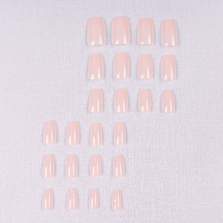 Glänzender natürlicher Nagel-Finish