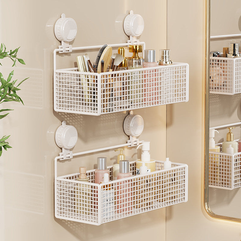 Saug-Montage Vertikales Mesh Kosmetik- & Toiletten-Organizer