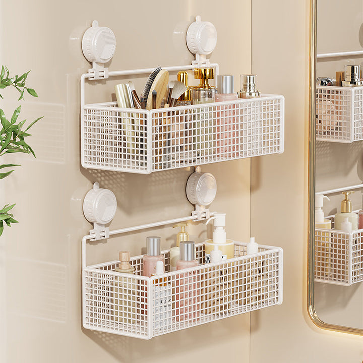 Saug-Montage Vertikales Mesh Kosmetik- & Toiletten-Organizer