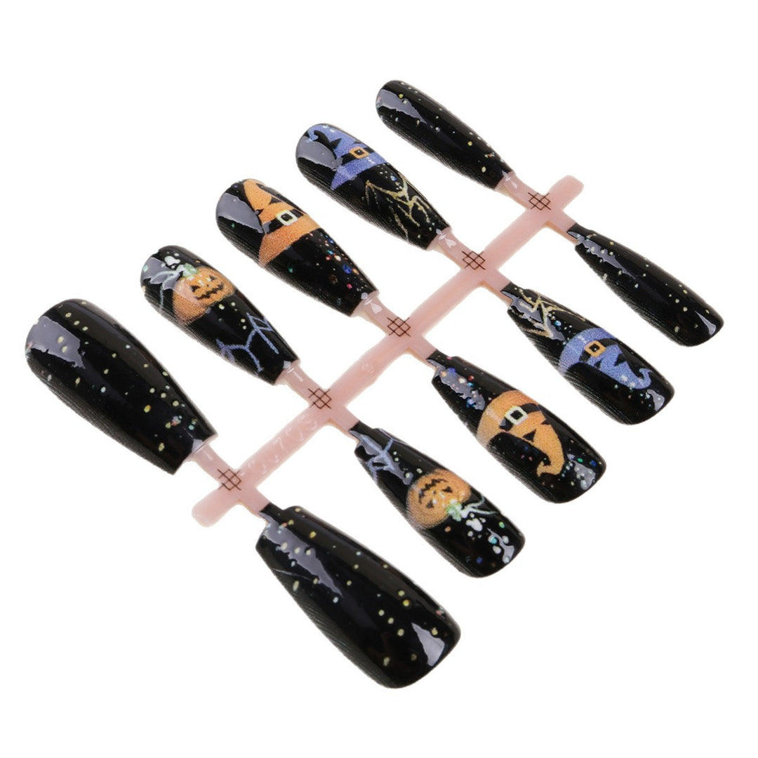 Halloween-Themen Press-On Nagelspitzen Karnz