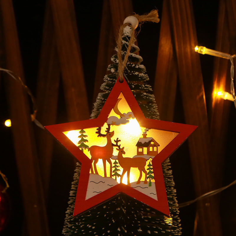 Dekorativer Weihnachtsstern mit LED-Beleuchtung Karnz