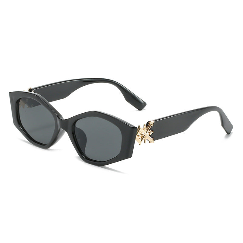 Statement Hexagonale Rahmen Sonnenbrille Karnz 1787812354